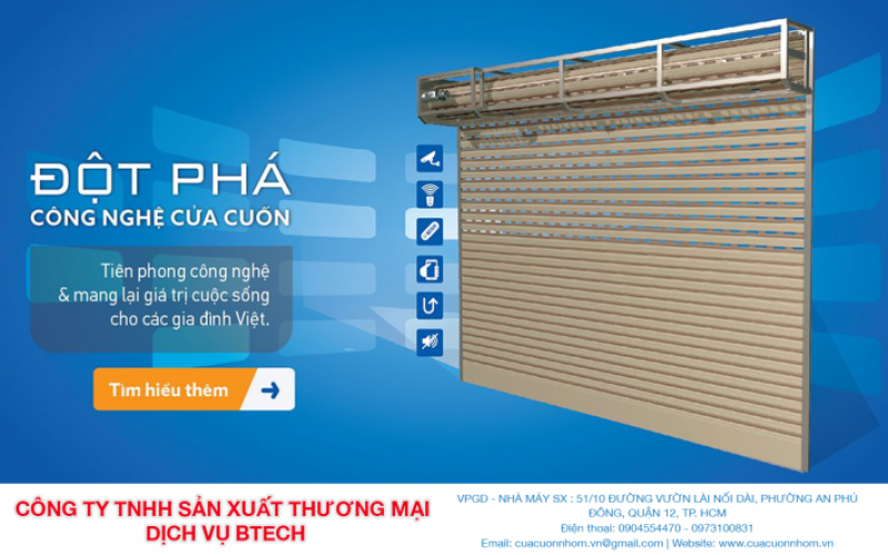 Lắp Đặt Cửa Cuốn Quận 8