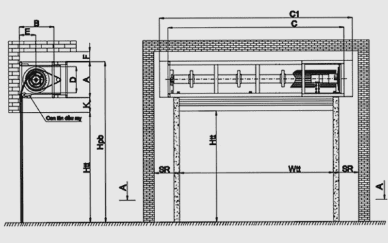 Các bước lắp đặt cửa cuốn thi công cửa cuốn đúng kỹ thuật